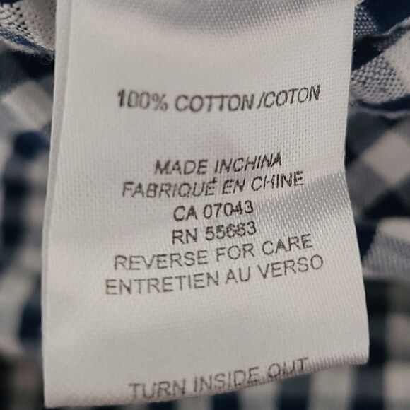 Kenar Blue & White Gingham Wide Leg Capri Jumpsuit M - Picture 10 of 11